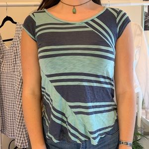 Blue Striped T-shirt